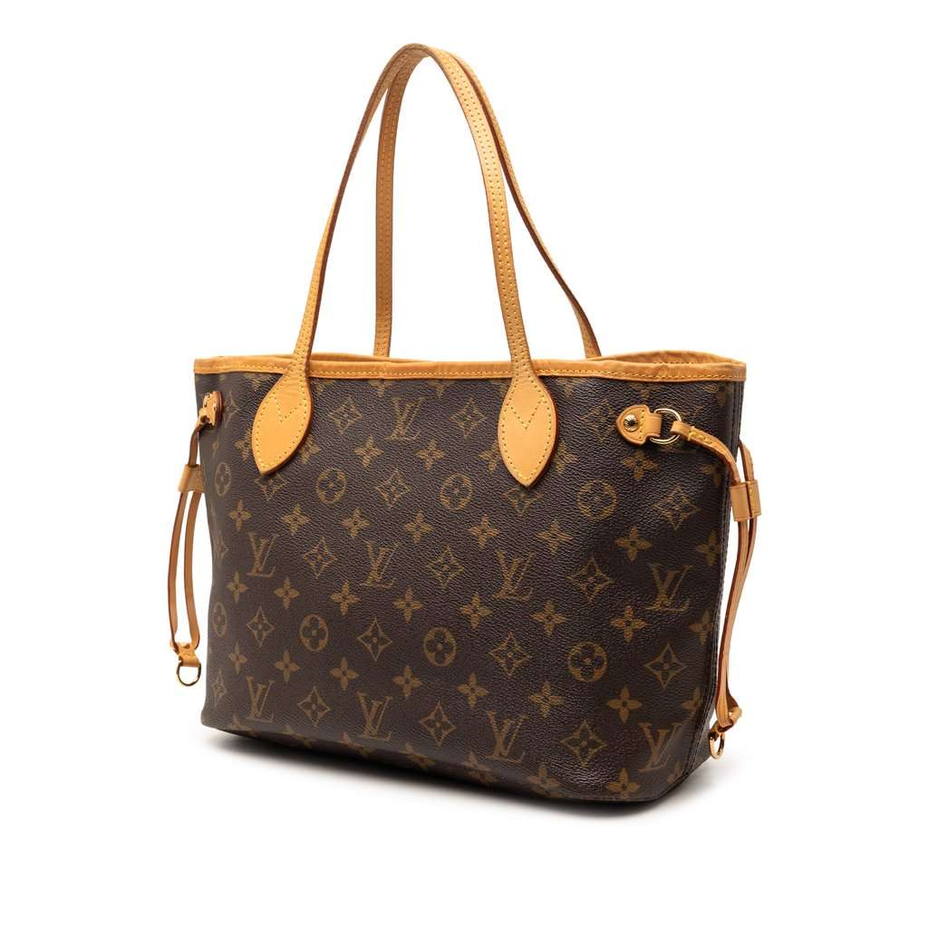 Louis Vuitton Monogram Neverfull PM Brown Very good condition - Back View