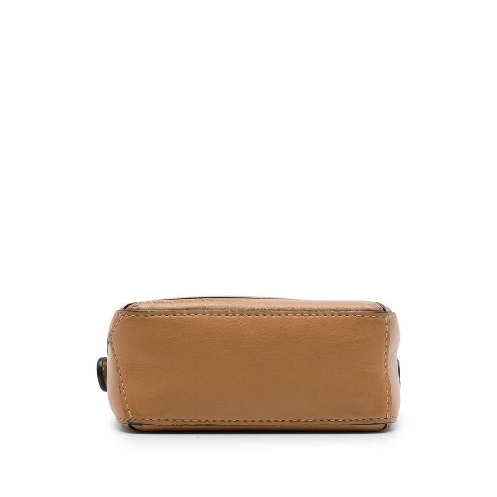 LOEWE Nano Calfskin Puzzle Satchel Brown Leather Very good - Inside View