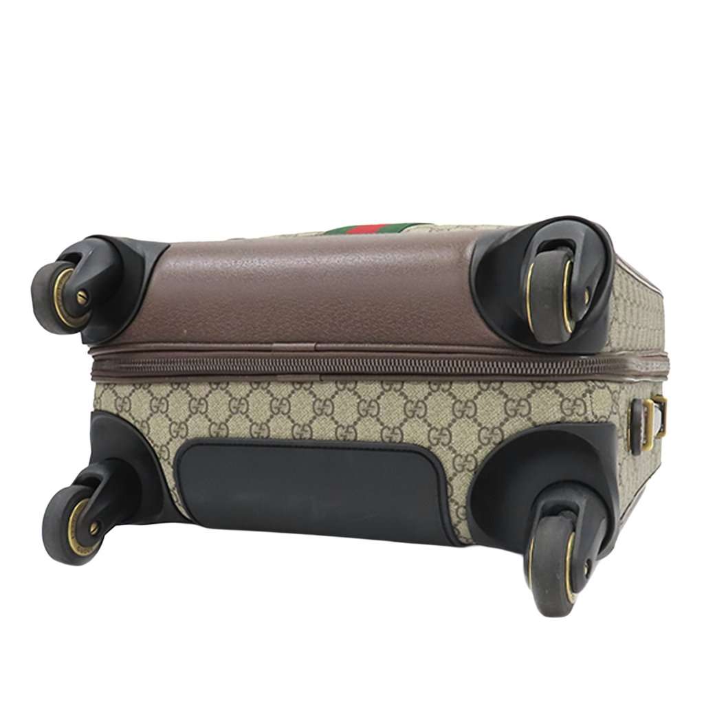 Gucci Small GG Supreme Web Savoy Trolley Beige Very good condition - Inside View