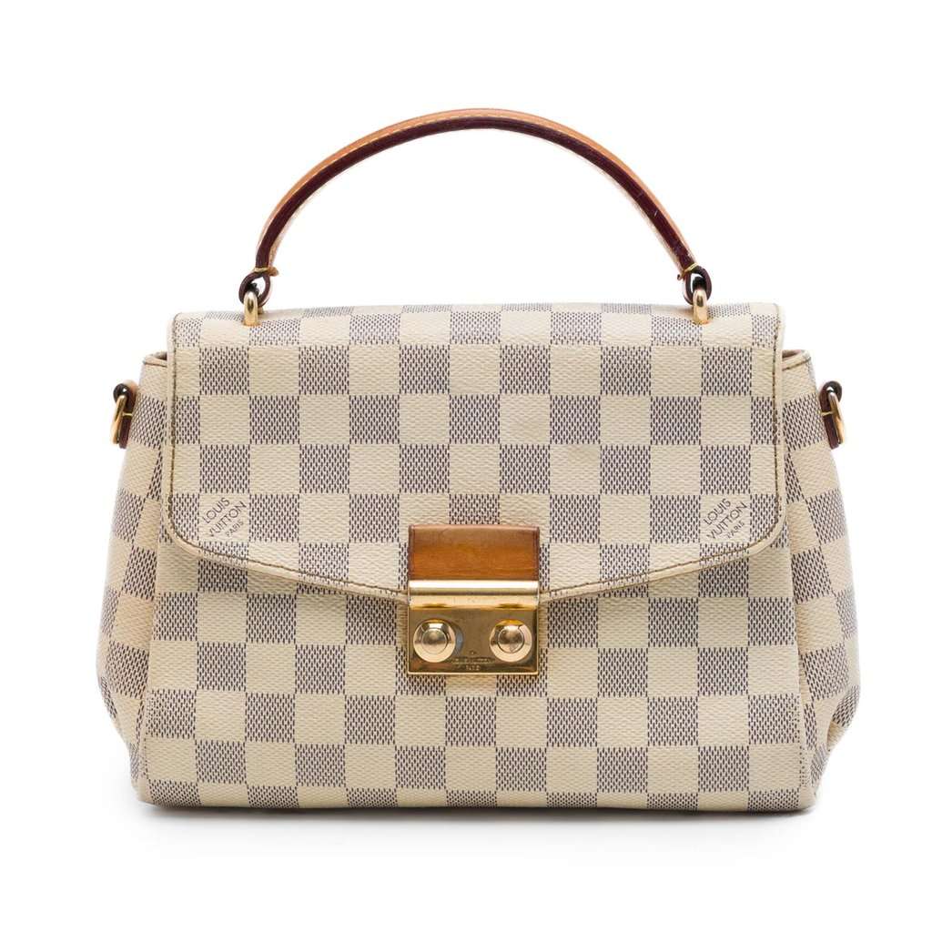 Louis Vuitton Damier Azur Croisette White Very good - Front View