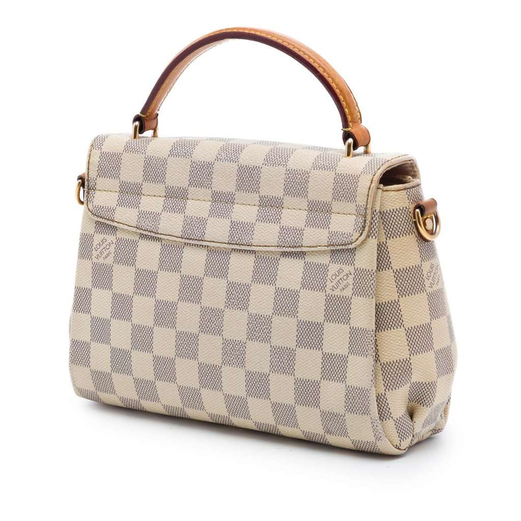 Louis Vuitton Damier Azur Croisette White Very good - Back View