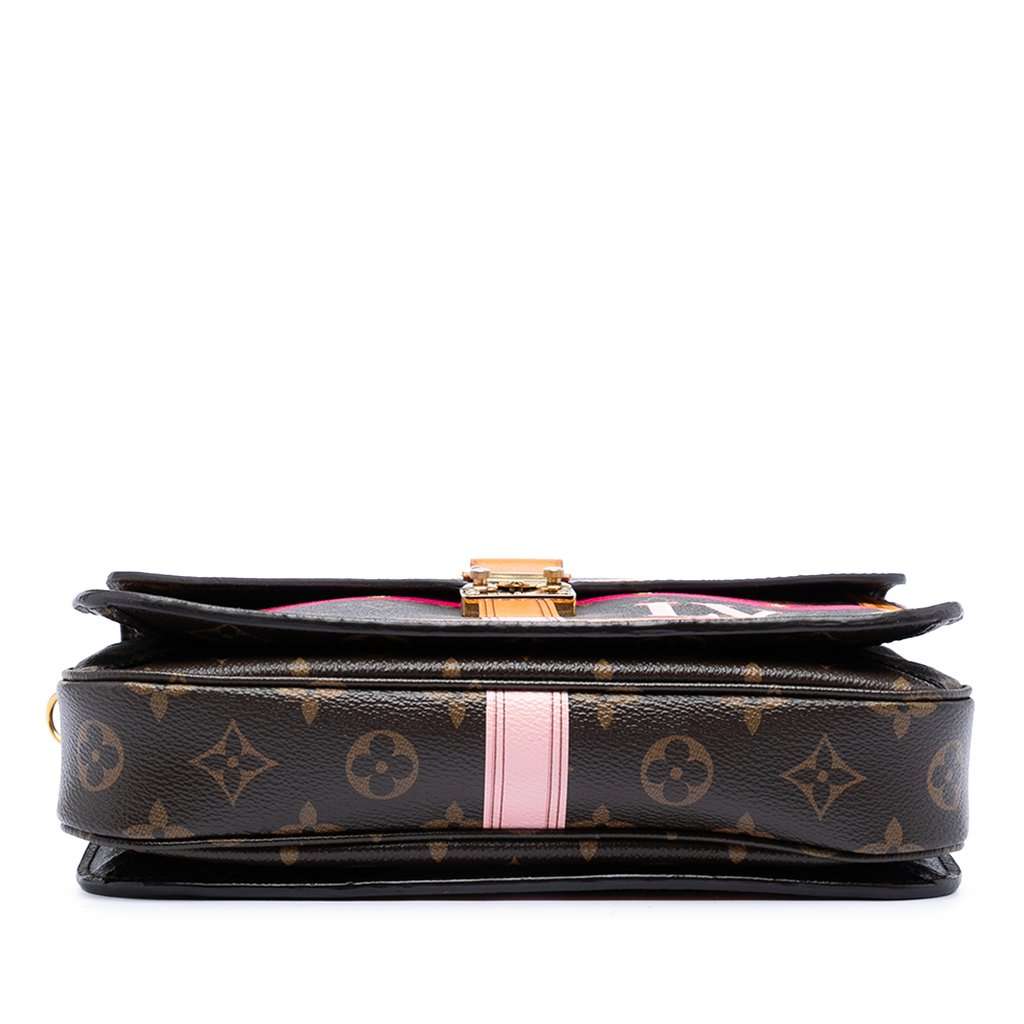 Louis Vuitton Monogram Summer Trunks Pochette Metis Brown Very good condition - Inside View