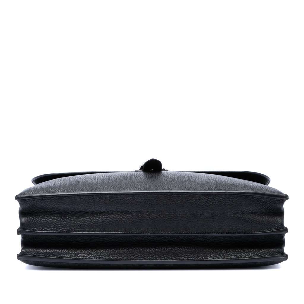 Hermès Togo Sac a Depeches 41 Black Leather Very good condition - Inside View