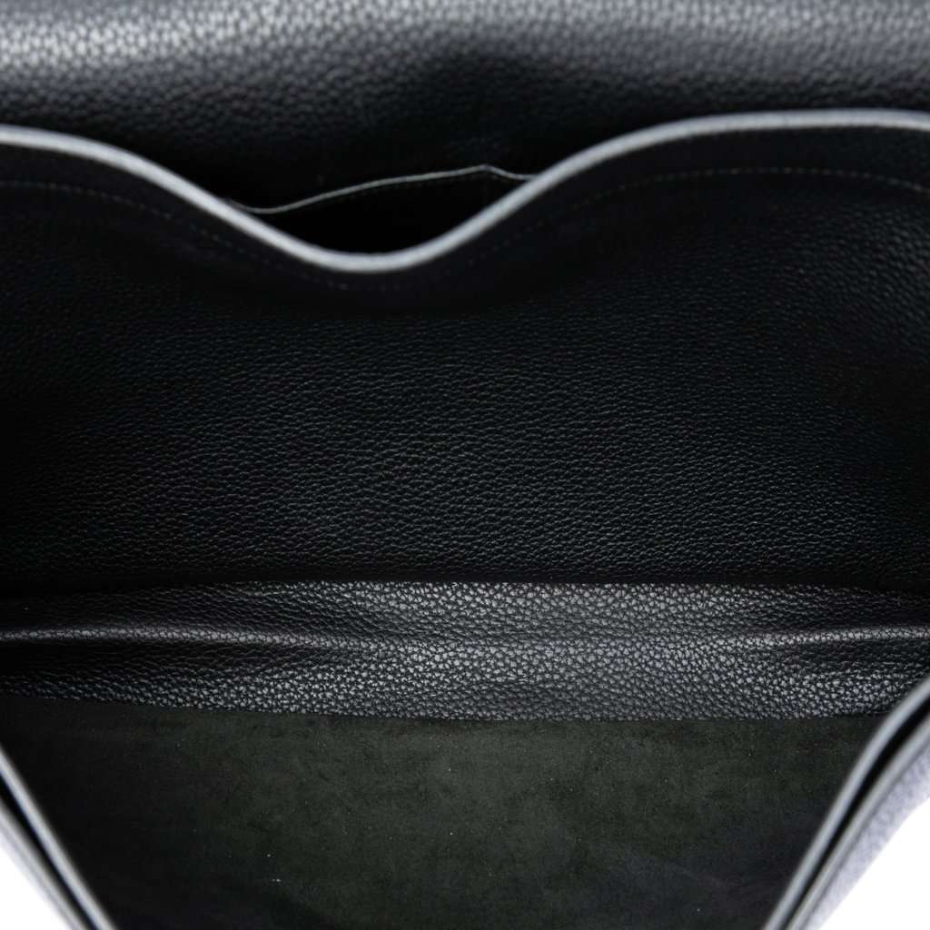 Hermès Togo Sac a Depeches 41 Black Leather Very good condition - Model View