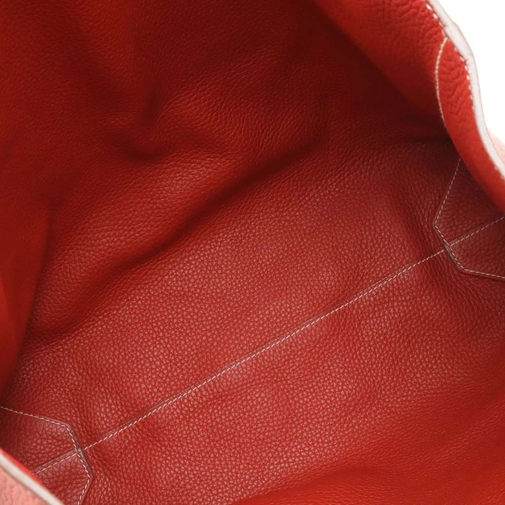 Hermès Clemence Double Sens 36 Orange Leather Very good condition - Model View