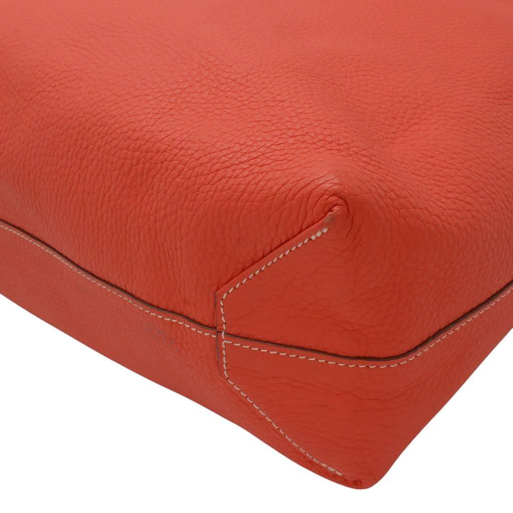 Hermès Clemence Double Sens 36 Orange Leather Very good condition - Box View