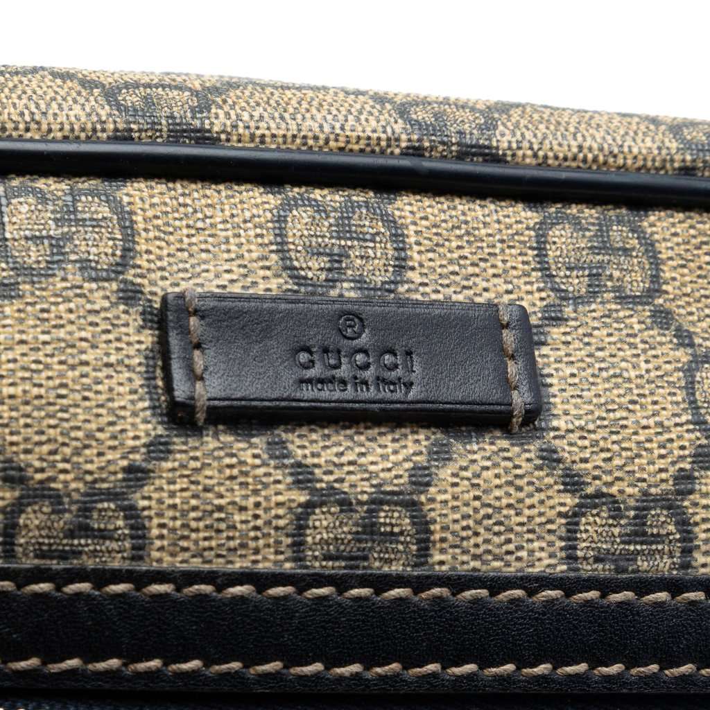 Gucci GG Supreme Crossbody Beige Very good condition - Box View