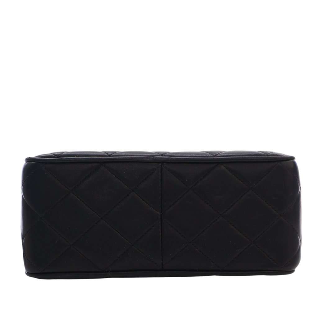 Chanel Small Quilted Lambskin Diana Tassel Camera Bag Black Leather Very good - Box View