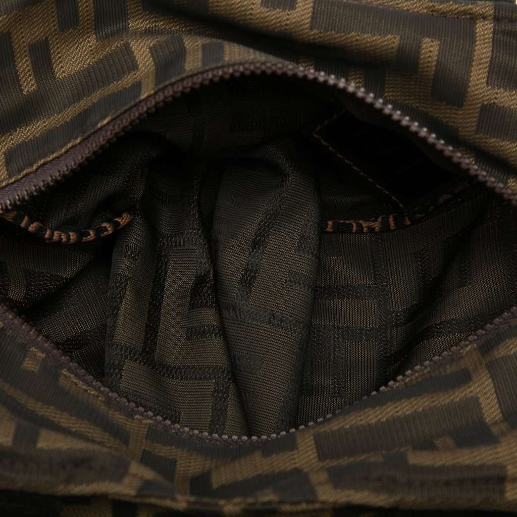 Fendi Mini Zucca Canvas Handbag Brown Very good condition - Model View