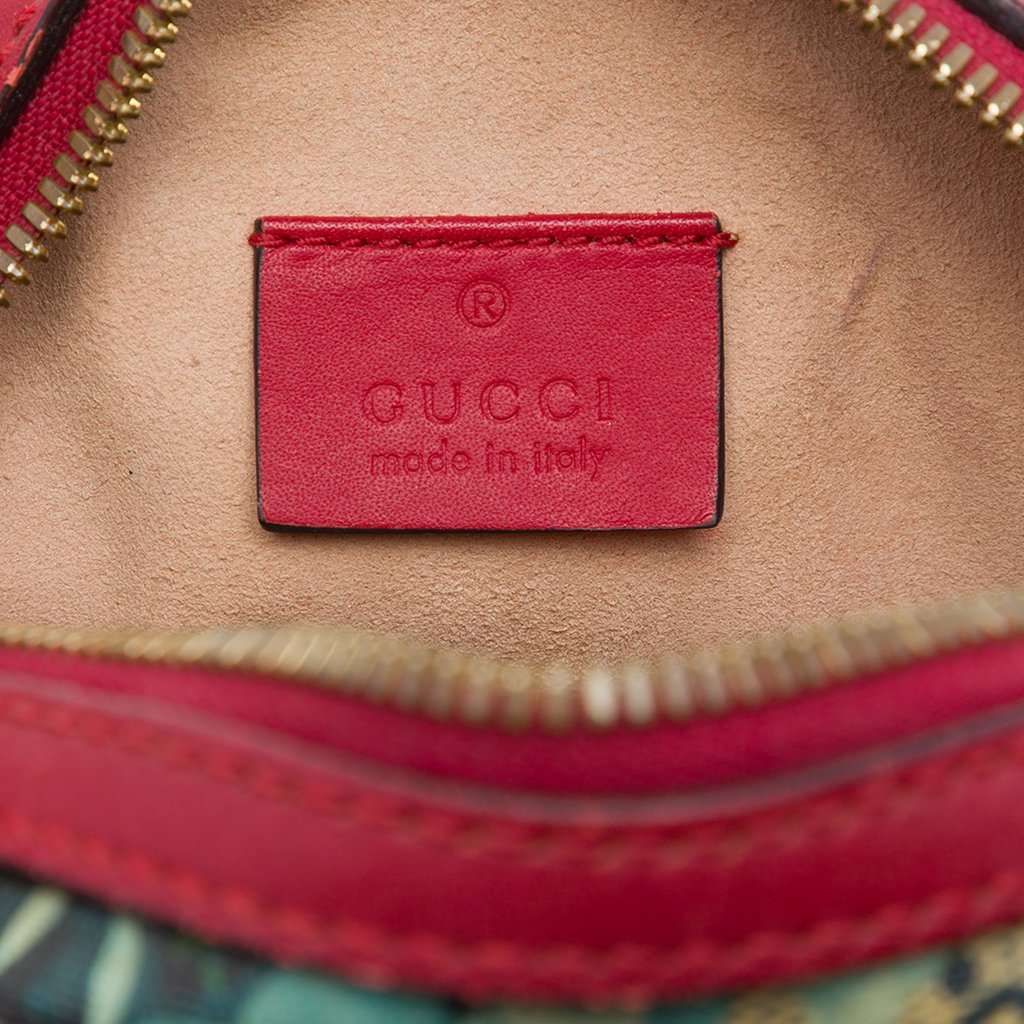 Gucci Mini GG Supreme Blooms Boston Bag Beige Very good - Box View