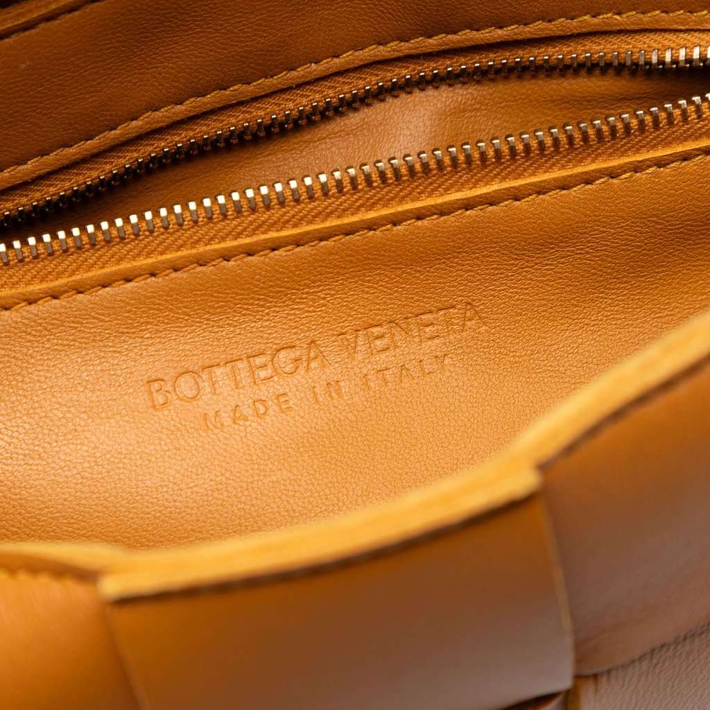 Bottega Veneta Nappa Intrecciato Cassette Crossbody Brown Leather Very good condition - Box View