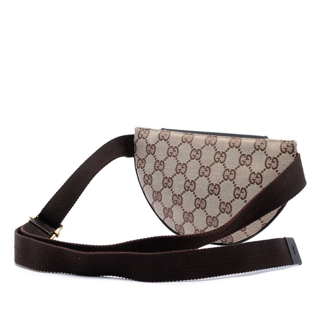 Gucci GG Canvas Belt Bag Beige Very good condition - Back View