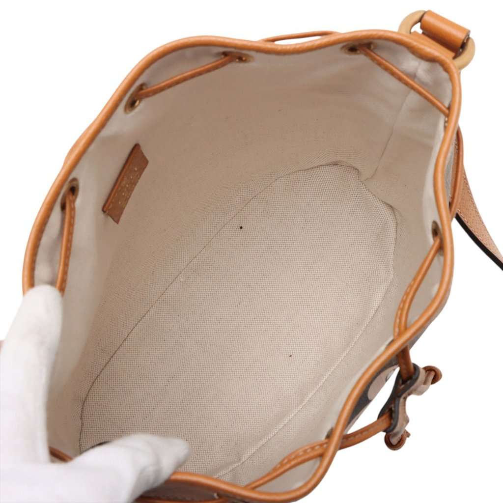 Gucci Micro GG Supreme Mickey Mouse Bucket Bag Beige Very good condition - Inside View