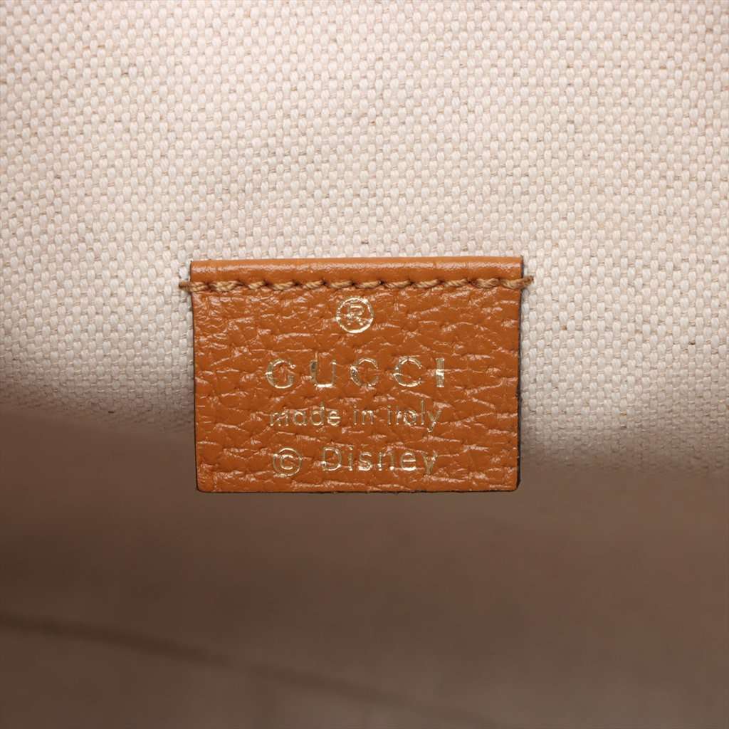 Gucci Micro GG Supreme Mickey Mouse Bucket Bag Beige Very good condition - Model View
