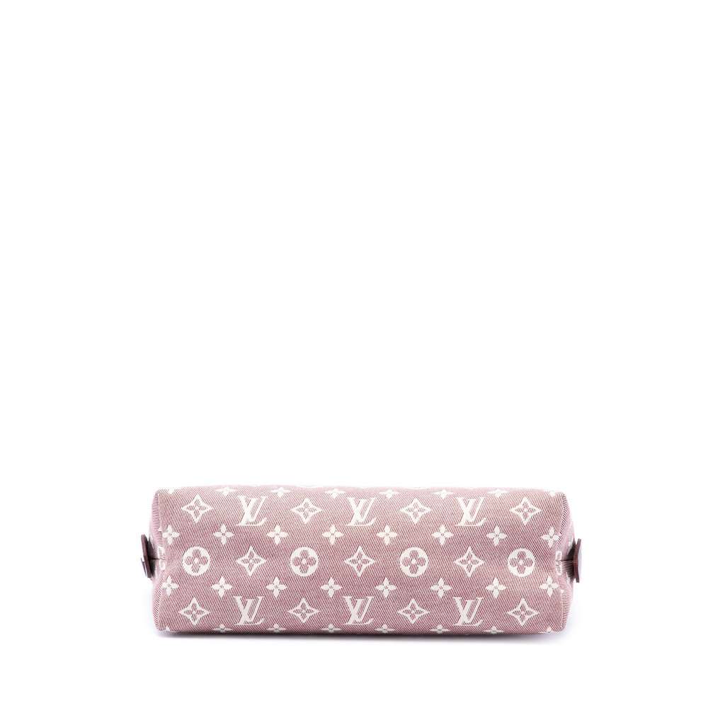 Louis Vuitton Monogram Mini Lin Cosmetic Pouch Pink Very good - Inside View
