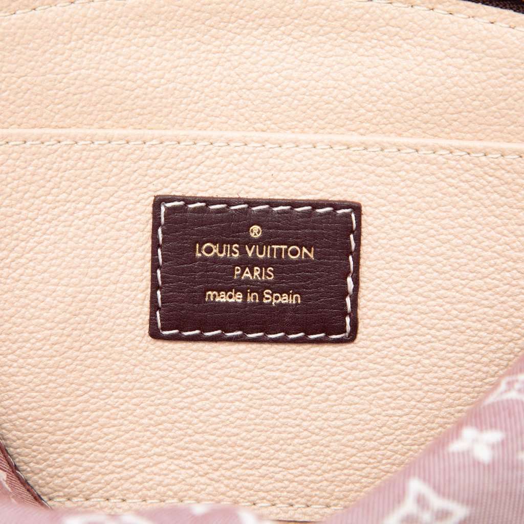 Louis Vuitton Monogram Mini Lin Cosmetic Pouch Pink Very good - Box View