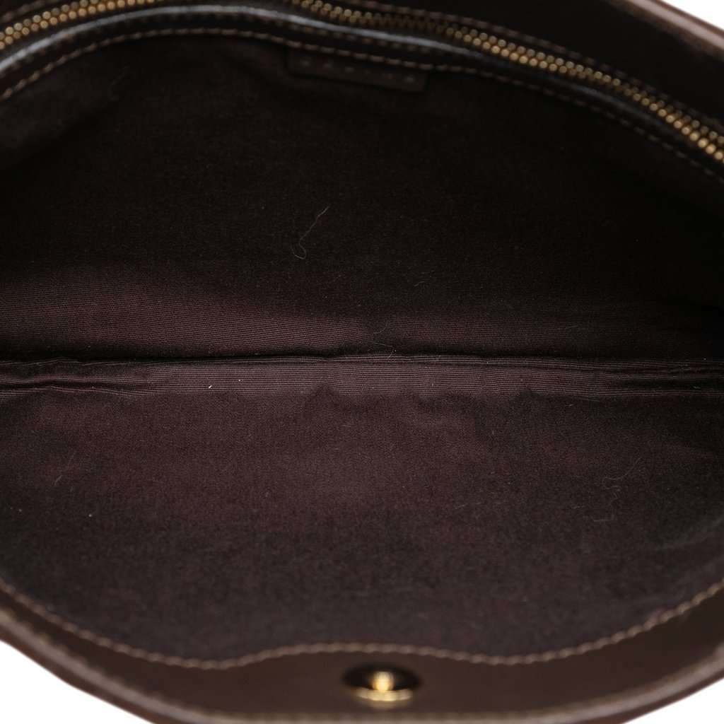 Celine C Macadam Suede Shoulder Bag Brown Leather Very good condition - Model View