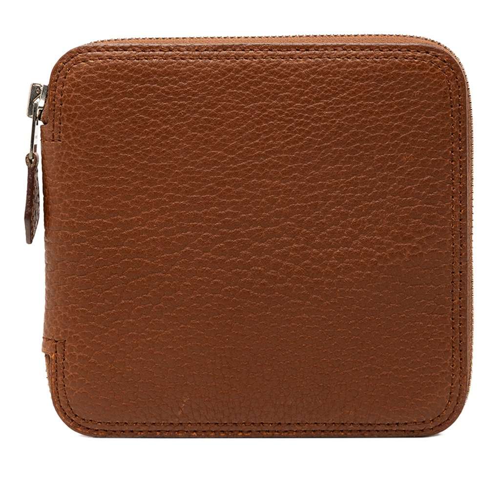 Hermès H Logo Silky Pop Folding Pouch Tote Orange Very good condition - Back View
