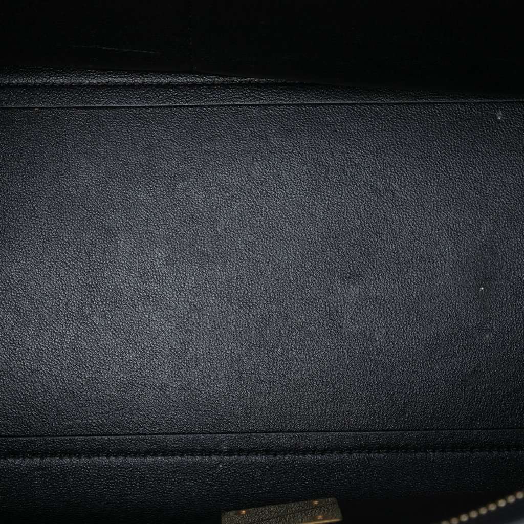 Celine Small Tricolor Leather Trapeze Satchel Black Leather Very good condition - Model View