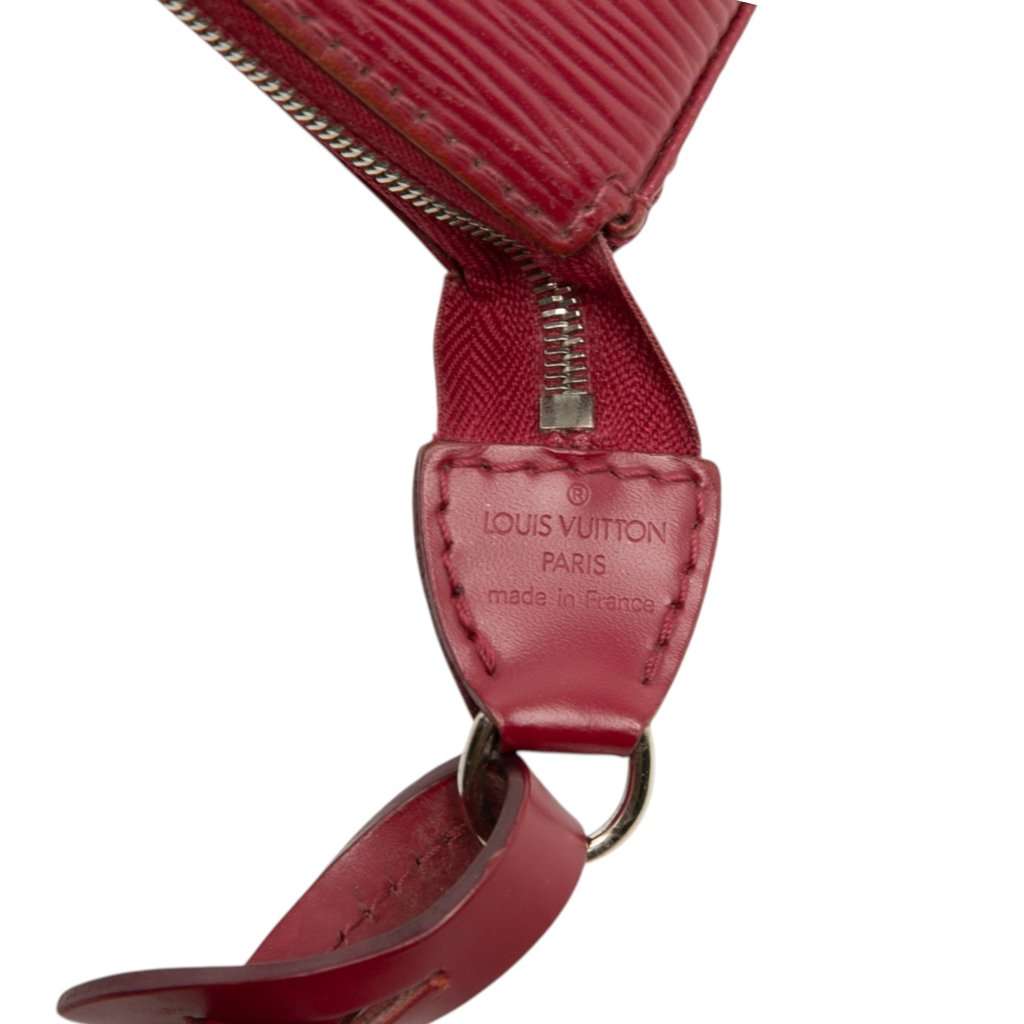 Louis Vuitton Epi Pochette Accessoires Red Leather Good - Box View