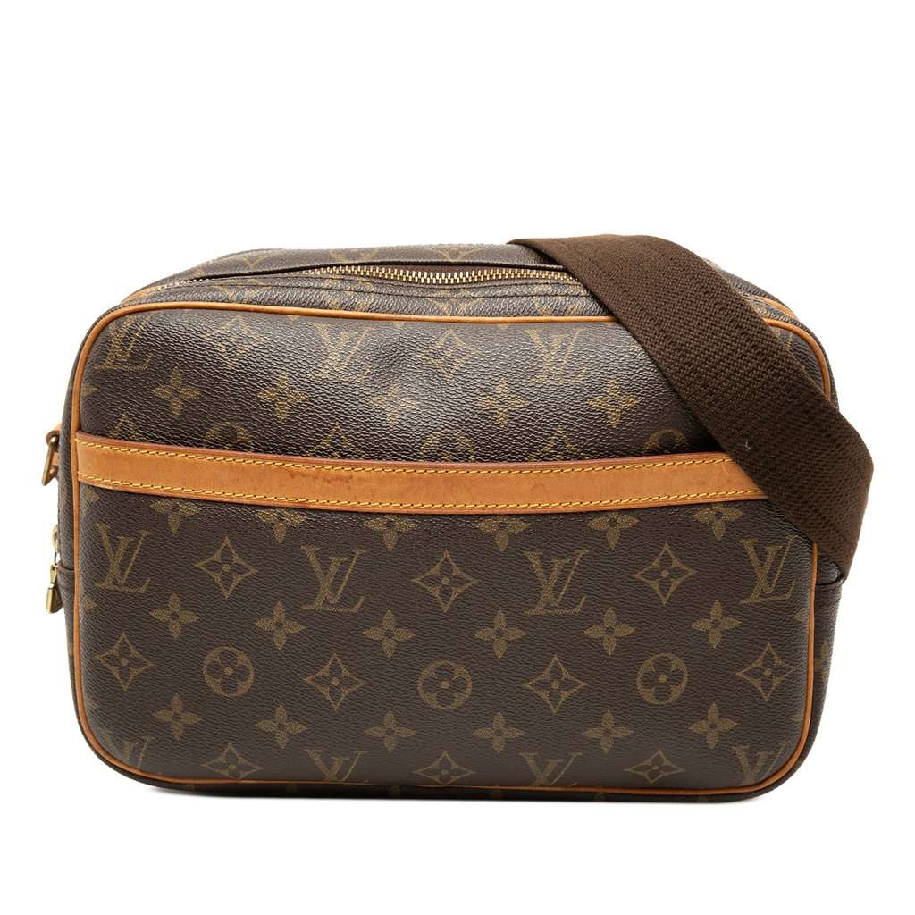Louis Vuitton Monogram Reporter PM Brown Very good condition - Front View