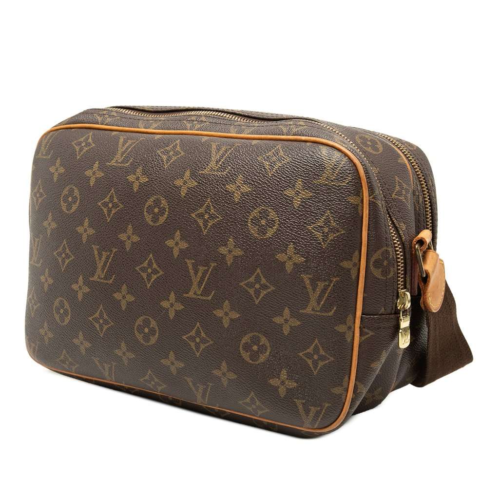 Louis Vuitton Monogram Reporter PM Brown Very good condition - Back View