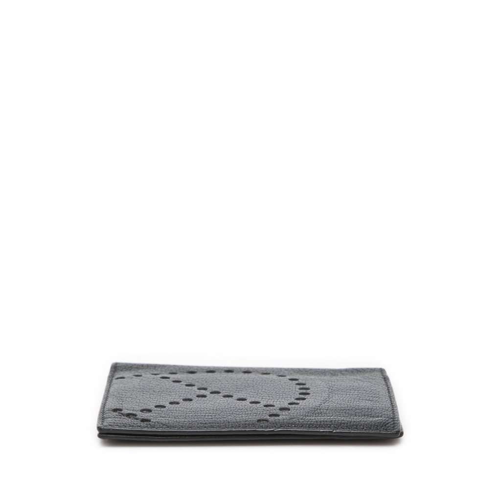 Hermès Chevre Mysore Evelyne Card Holder Black Leather Very good - Inside View