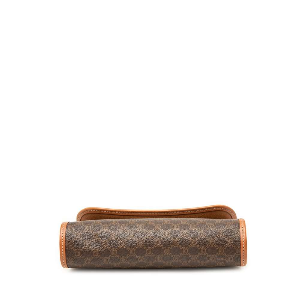 Celine Macadam Coated Canvas Clutch Brown Very good condition - Inside View