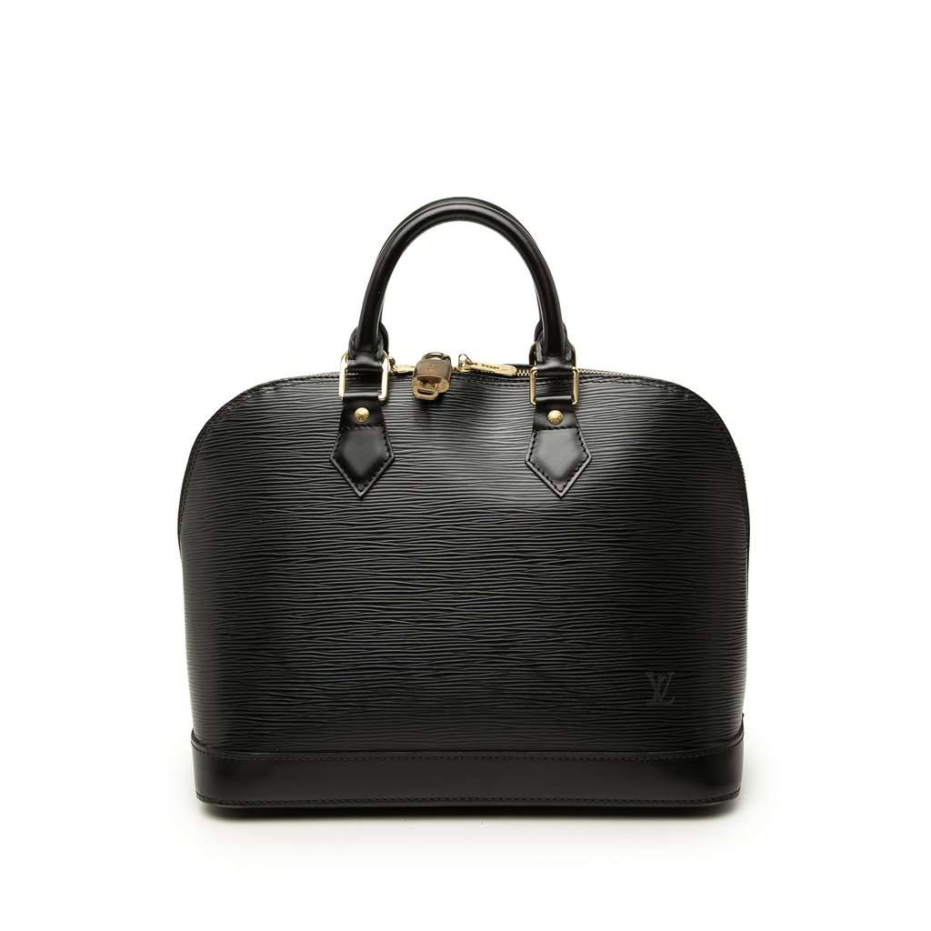 Louis Vuitton Epi Alma PM Black Leather Very good - Front View