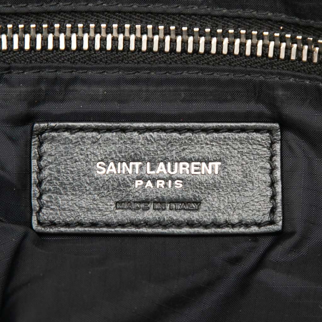 Saint Laurent Lambskin Sid Messenger Bag Black Leather Good condition - Box View