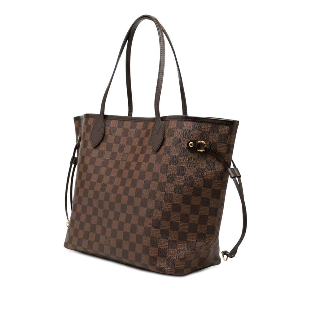 Louis Vuitton Damier Ebene Neverfull MM Brown Very good condition - Back View