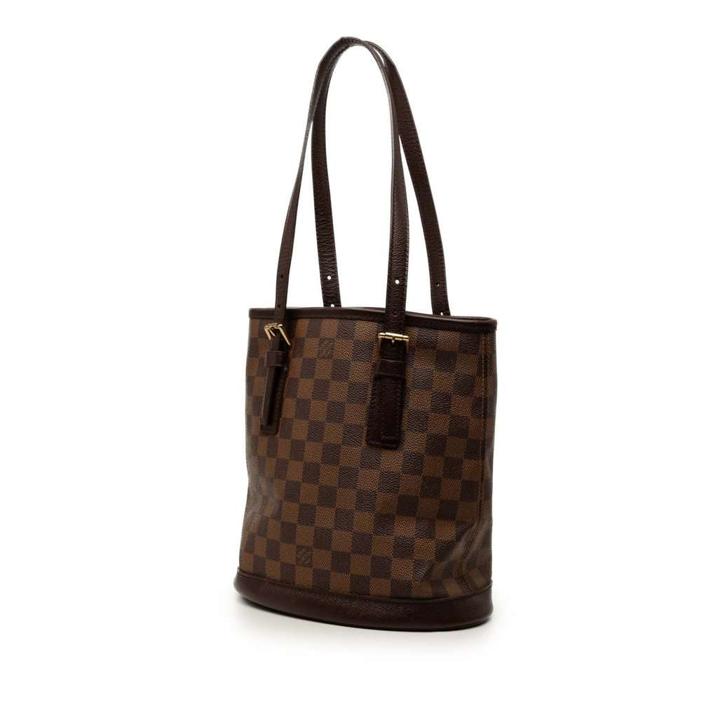 Louis Vuitton Damier Ebene Marais Brown Very good - Back View