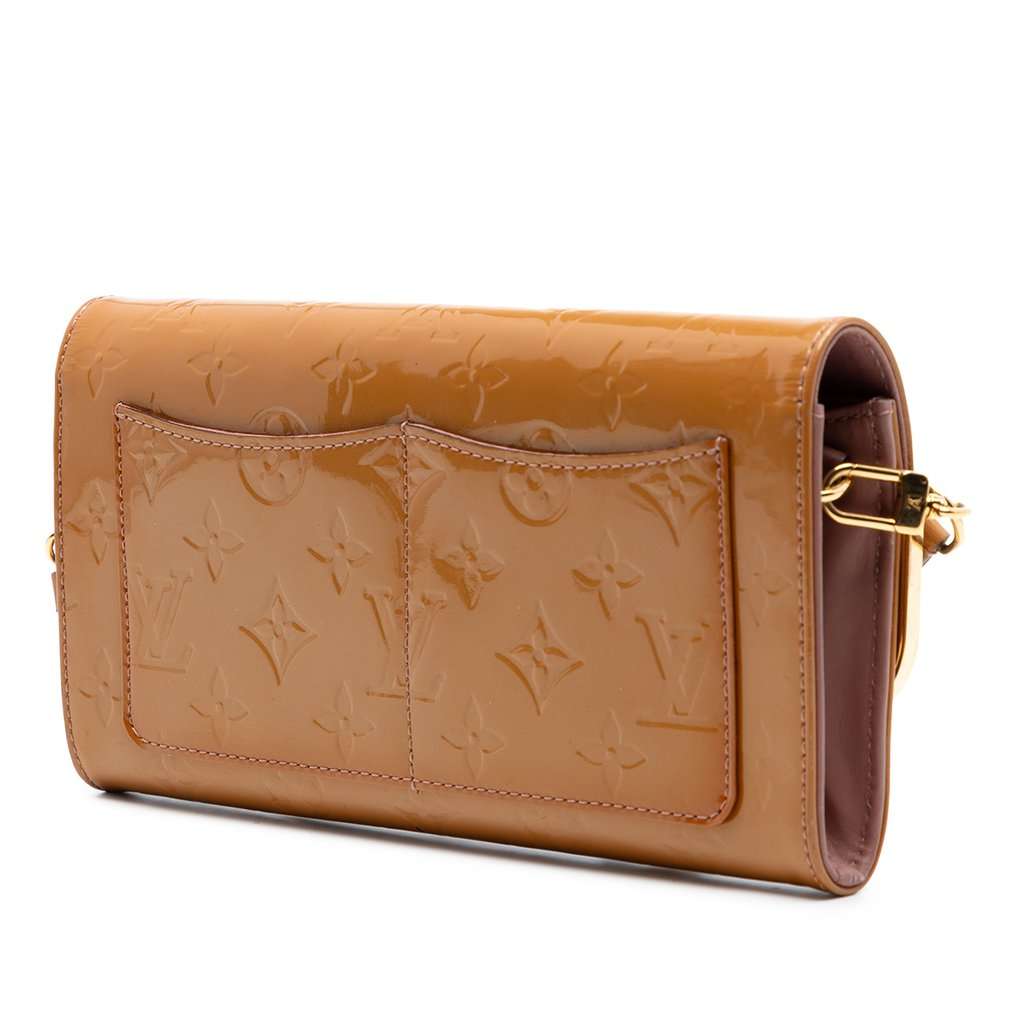 Louis Vuitton Monogram Vernis Rossmore MM Brown Leather Very good condition - Back View
