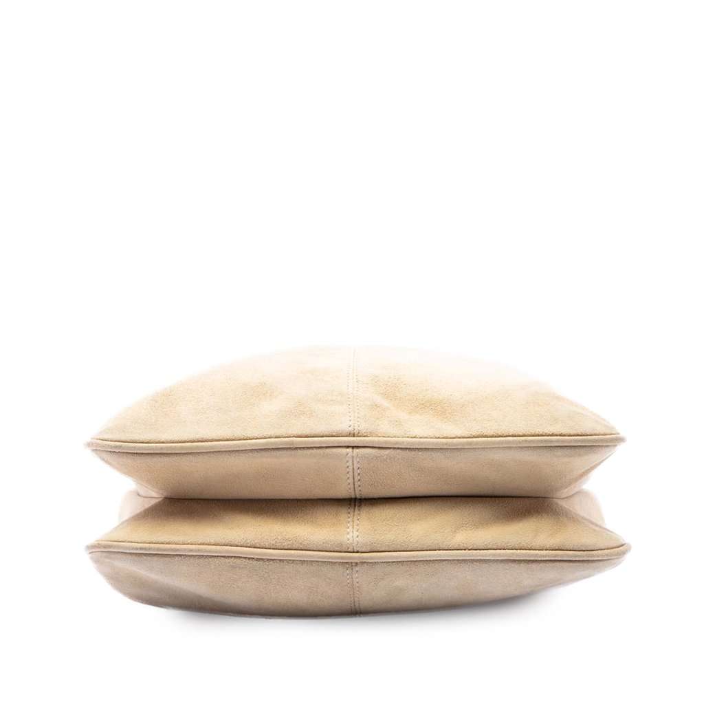 Fendi Suede FF Shoulder Bag Beige Leather Very good condition - Inside View