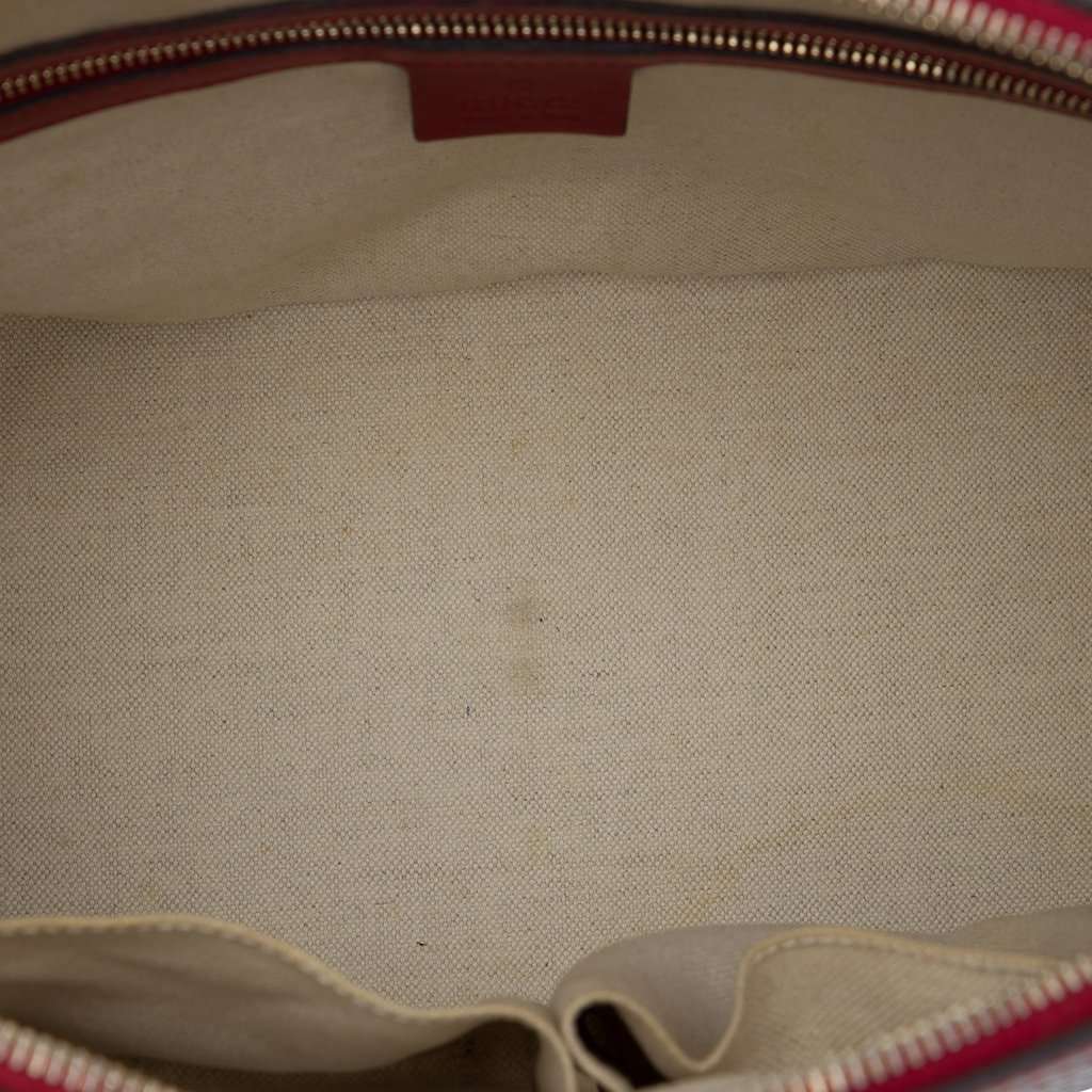 Gucci Large Microguccissima Patent Nice Dome Satchel Red Leather Very good - Model View
