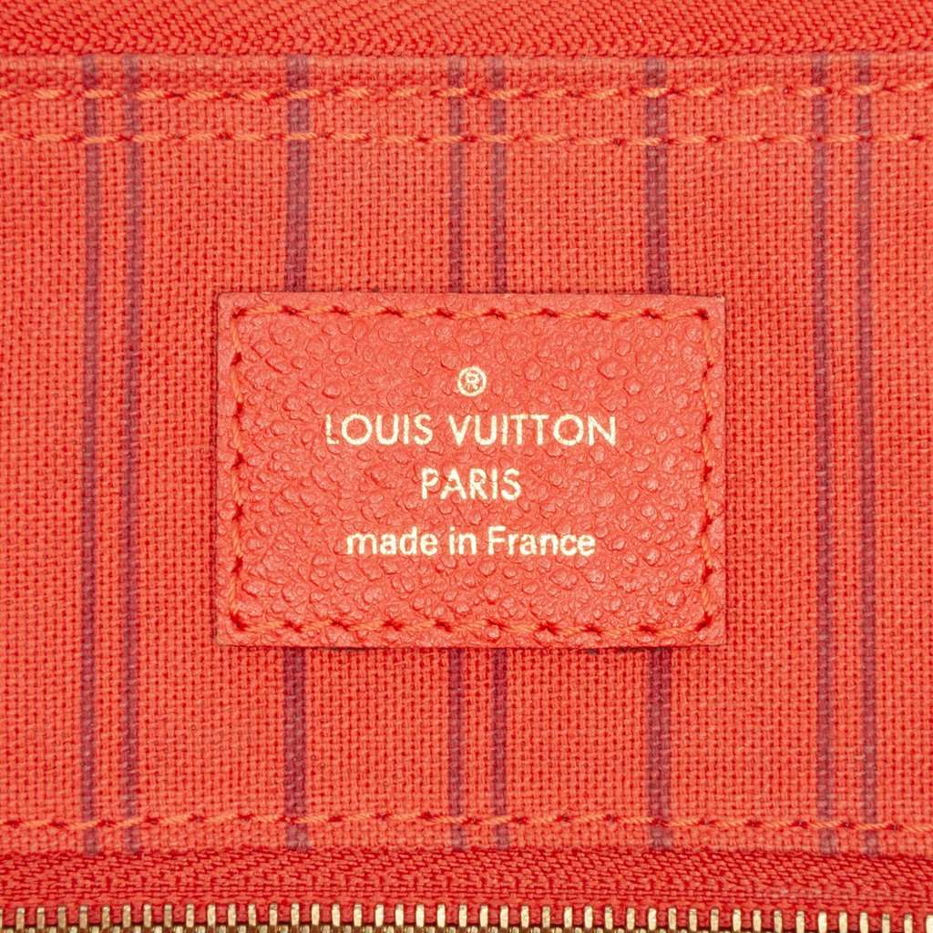 Louis Vuitton Monogram Empreinte Speedy Bandouliere 25 Red Leather Very good condition - Box View