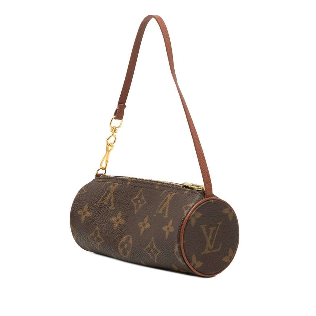 Louis Vuitton Monogram Papillon Pochette Brown Very good - Back View