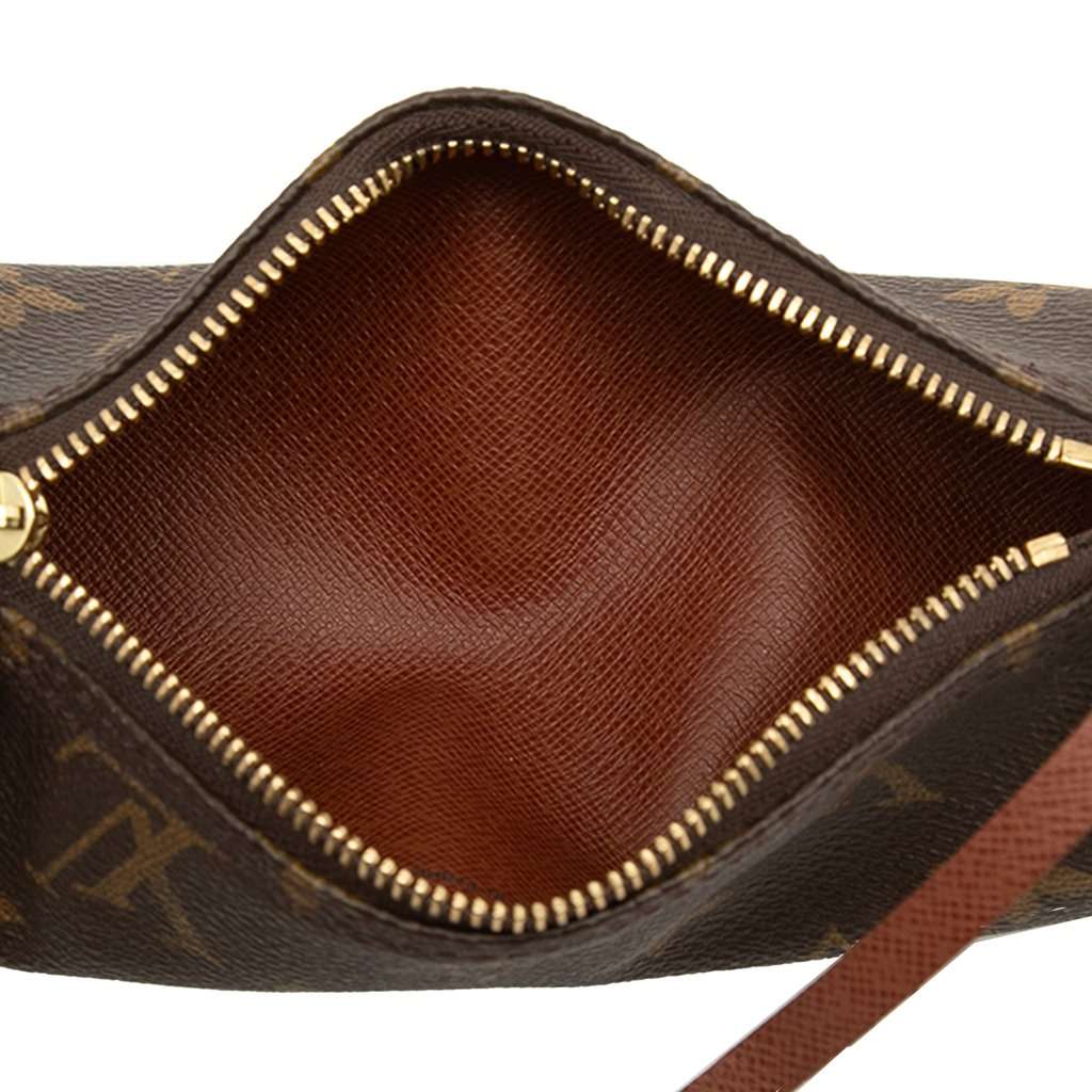 Louis Vuitton Monogram Papillon Pochette Brown Very good - Model View