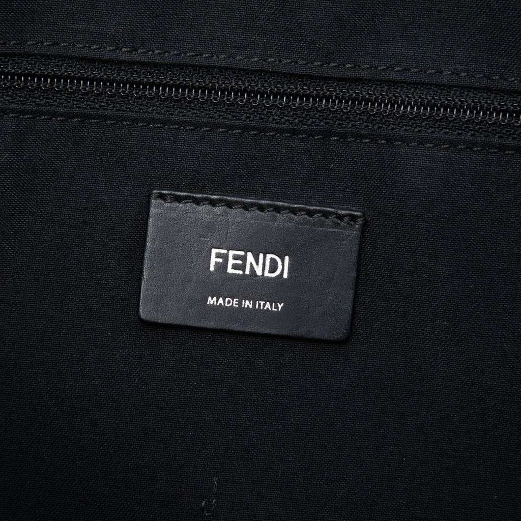 Fendi Zucca Coated Canvas Business Bag Blue Very good condition - Box View