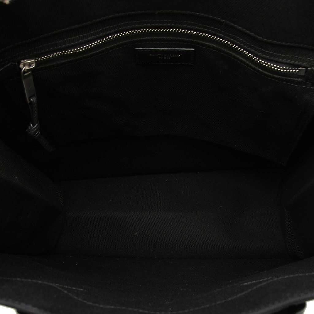 Saint Laurent Canvas Rive Gauche North South Tote Black Very good condition - Model View