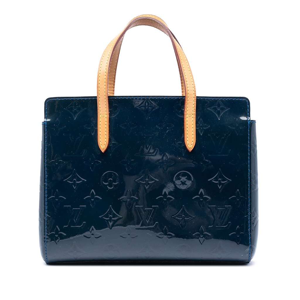 Louis Vuitton Monogram Vernis Catalina BB Blue Leather Very good condition - Front View