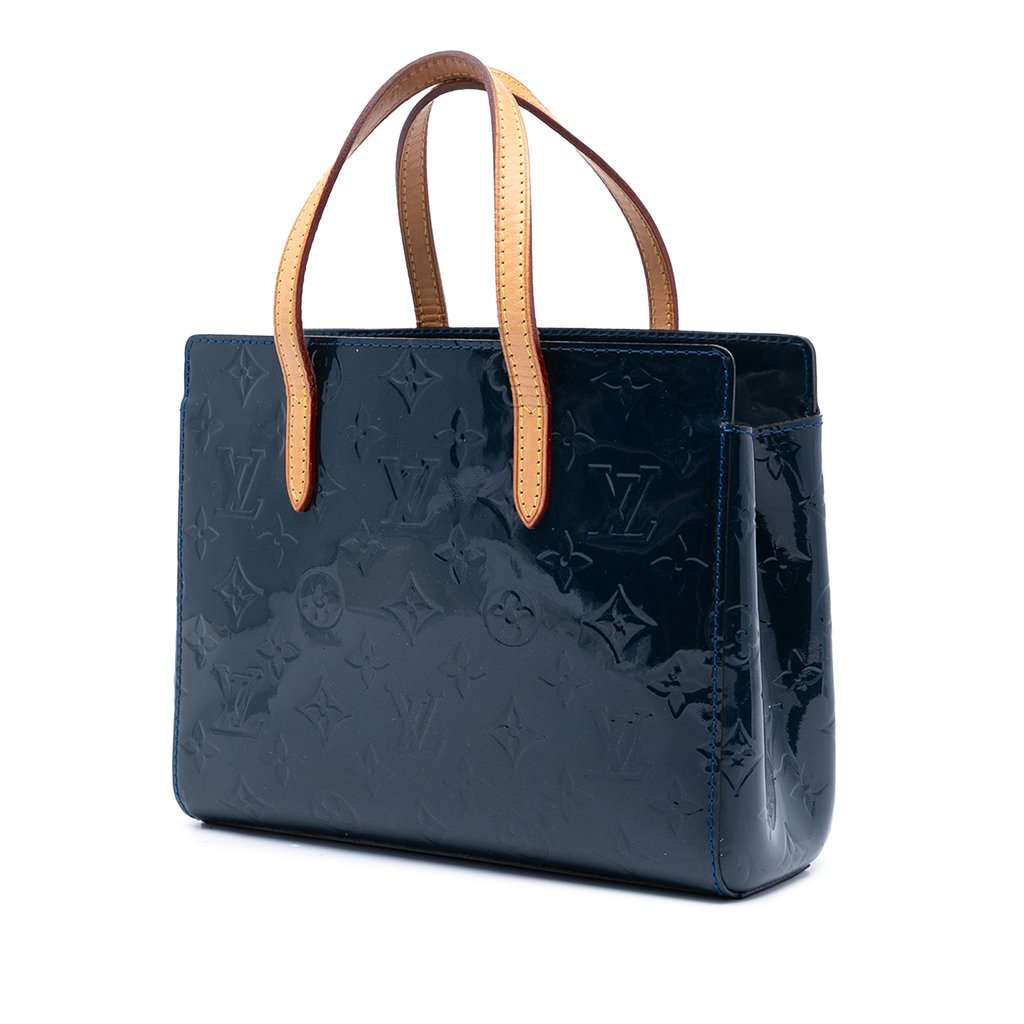 Louis Vuitton Monogram Vernis Catalina BB Blue Leather Very good condition - Back View