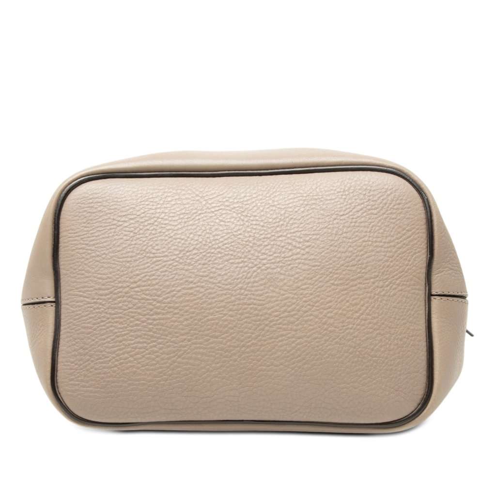 Chloé Small Calfskin and Suede Faye Backpack Brown Leather Very good condition - Inside View