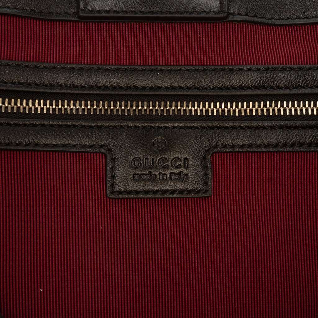 Gucci Medium GG Marmont Matelasse Calfskin Betty Tote Black Leather Very good condition - Box View