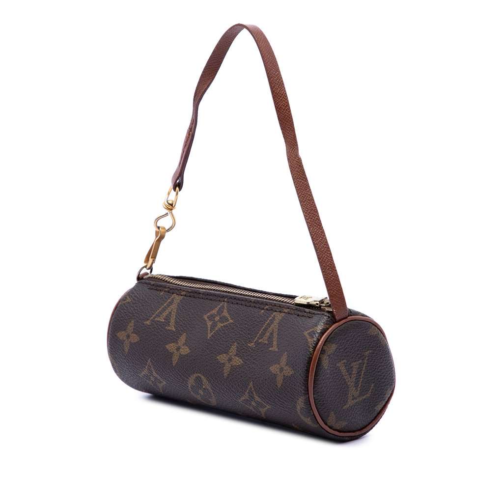 Louis Vuitton Monogram Papillon Pochette Brown Very good condition - Back View