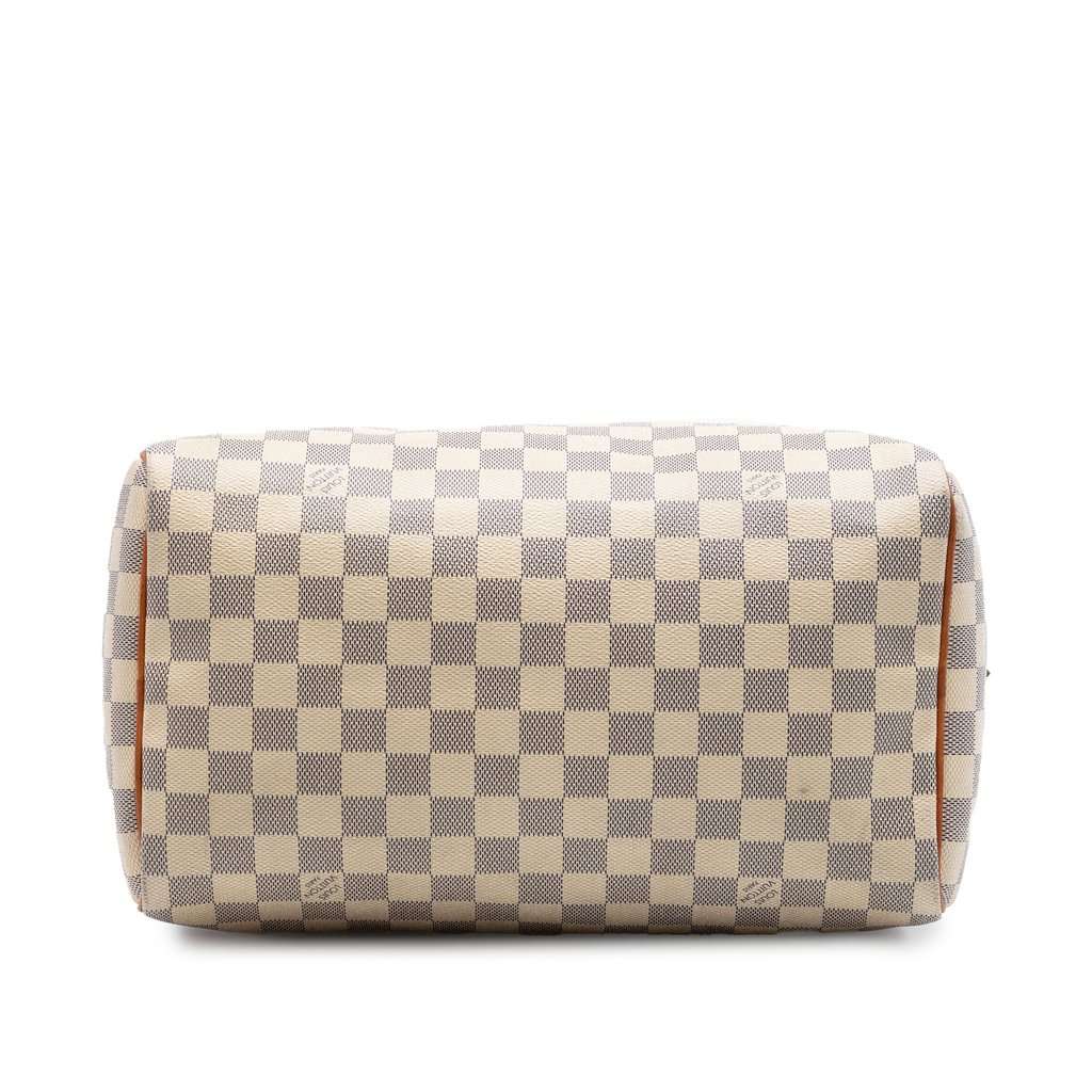 Louis Vuitton Damier Azur Speedy 30 White Very good condition - Inside View