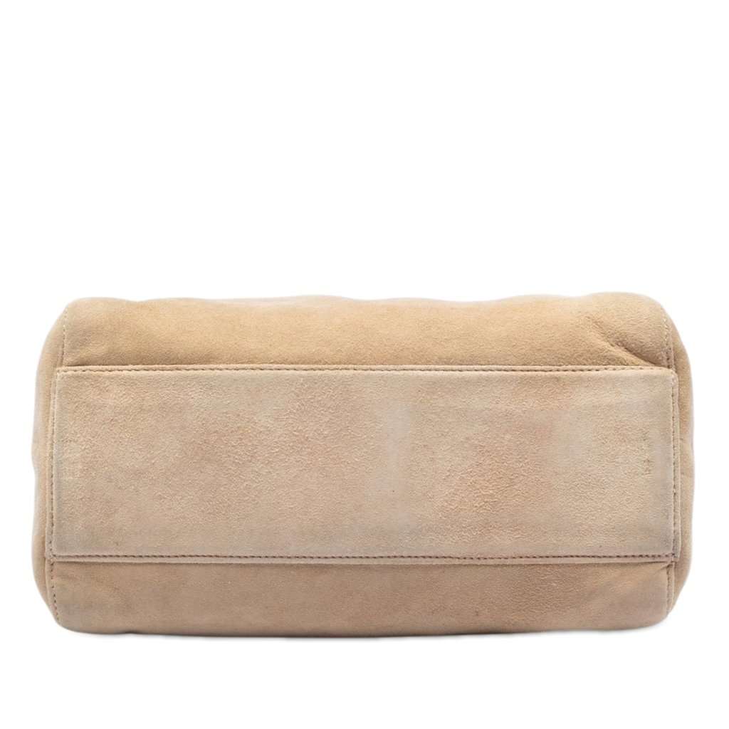Prada Suede Chain Shoulder Bag Beige Leather Very good condition - Inside View