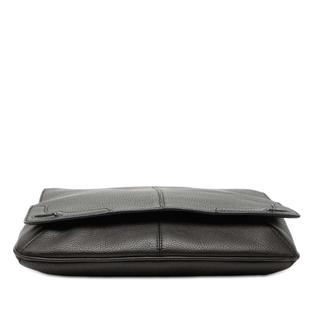 Cartier Leather Marcello Messenger Bag Black Leather Very good - Inside View
