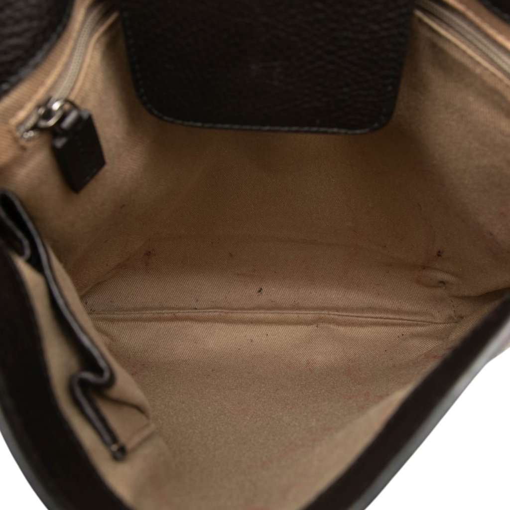 Cartier Leather Marcello Messenger Bag Black Leather Very good - Model View