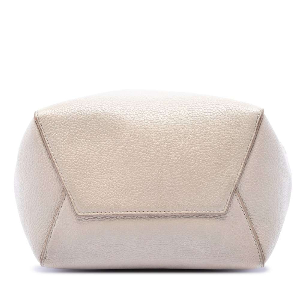 Celine Small Soft Grained Calfskin Seau Sangle Bucket Bag Brown Leather Very good - Inside View